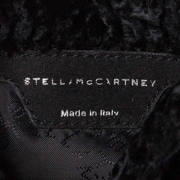 Stella McCartney Black Faux Fur Falabella Shoulder Bag - Picture 7 of 9